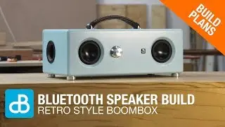 Building a Retro Style Bluetooth Boombox Speaker - by SoundBlab