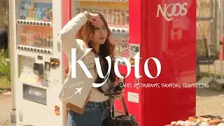 Kyoto Cherry Blossom Travel Vlog 🌸| Cafes, temples & Japanese souvenirs