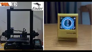 3D Printed iMac apple watch charging dock | WOL3D New Creality Ender 3 V2 Neo 3D printer unboxing