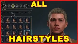 Hogwarts Legacy: All Hairstyles & Haircuts