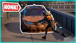How to Damage an opponent with a vehicle within 5 seconds of honking Fortnite