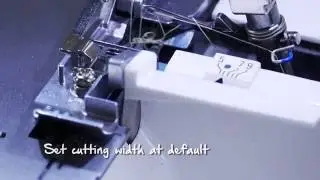 Tutorial: how to create piping with the BERNINA multi-purpose foot for overlockers / sergers