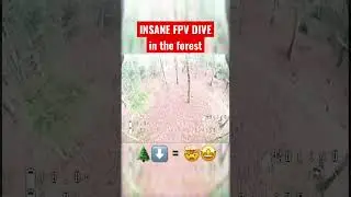 NOO WAY! INSANE FPV DIVE = 🤯🤩 #shorts #fpv #drone #racing