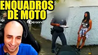 Reagindo a ENQUADROS DE MOTO (EP. 04) por XRacing Videos (react e análise policial)
