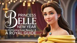 Beauty & The Beast Belle New Year: A Royal Guide | Disney Princess Belle Cartoon @TheStoryTale_tst