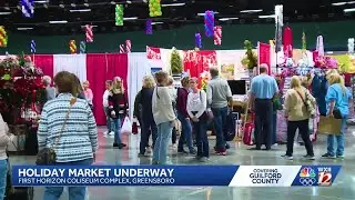 Holiday market brings festive cheer to First Horizon Coliseum