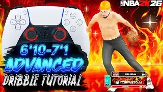 UNSTOPPABLE 6'10-7'1 Big Man Dribble Tutorial! 🔥 ISO Moves on LOW BALL HANDLE (2K26 Handcam)