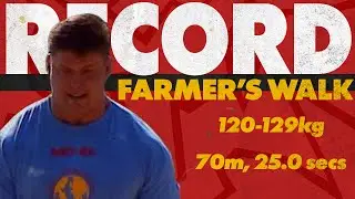 Janne Virtanen sets EVENT RECORD in Farmer's Walk | World's Strongest Man