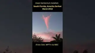 Penampakan awan berbentuk &lsquo;malaikat&rsquo; di Berbagai Negara #shorts