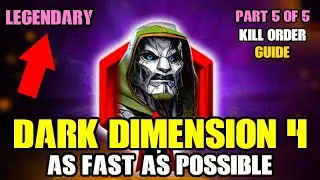 DARK DIMENSION 4 AS FAST AS POSSIBLE | KILL ORDER GUIDE | PART 5 - LEGENDARY | MSF