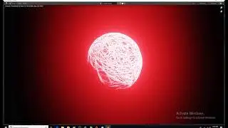 How to make a 3D Ball of Yarn or wireframe text or objects using Blender 2 83, 2 84, 2 90 3 00, mode