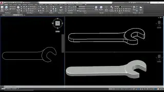 3D Spanner AutoCAD Tutorial || CADSIKHE