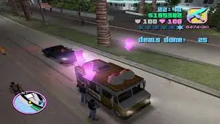 Distribution (Cherry Popper) Mission Chaos🍦| Bridge Railing Trick | Police Chases | GTA Vice City