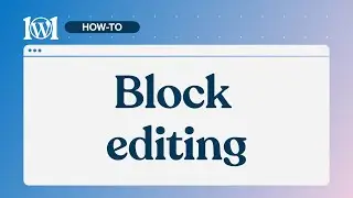 Block editing on WordPress.com
