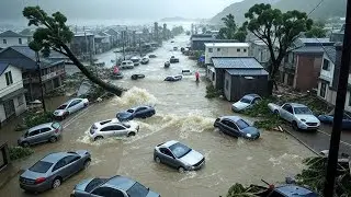 China in Chaos: Typhoon Podul Destroys Homes & Cars in Guangdong