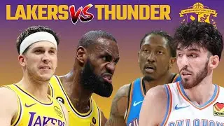 Lakers vs Thunder LIVE Play By Play & Reaction!