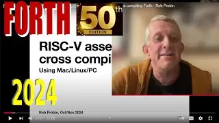 RISC-V assembly for cross compiling Forth - Rob Probin