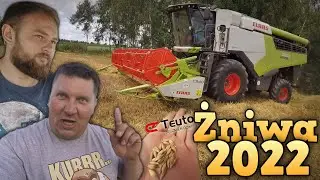Żniwa 2022 - Zaczynamy! JAK SYPAŁO!? KONKURS 😍 Jęczmień Teuto vs CLAAS LEXION 5300 😱 MafiaSolec