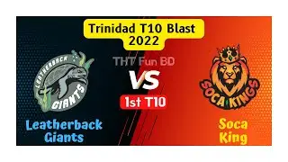 Soca King vs Leatherback Giants, Trinidad T10 Blast, Live Score Streaming & Updates 2022