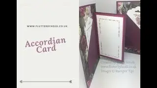 Fun Fold #77 How to make an Accordion fold card Fun Fold CRAFT HOW TO