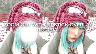 zoom out with lipstick overlay transition tutorial! - alight motion