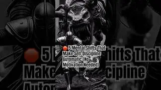 5 Mental Shifts That Make Self-Discipline Automatic (No Motivation) #selfdiscipline #selfcoaching