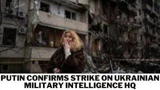 Putin confirms strike on Ukrainian military intelligence HQ#putin #ukraine #russia