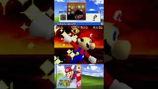 Zerando Mario 64 com apenas 16 estrelas!!! #mario #mario64 #retro #bug #glitch #zerando