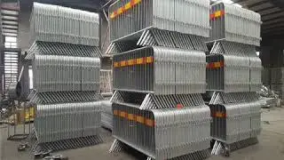 Customized metal crowd control barrier, portable barricades, pedestrian barriers