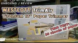 РАСПАКОВКА/ТЕСТ: Титановый резак для бумаги WESTCOTT 12