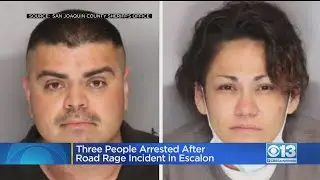 Three People Arrested After Violent Road Rage Incident In Escalon