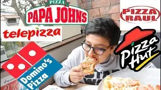 PIZZA HUT VS PAPA JOHNS VS TELEPIZZA VS DOMINO’S VS PIZZA RAUL