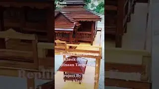 Replika Surau Kayu Klasik & Gazebo Hasil Binaan Tanpa Paku