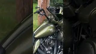 Custom Green Machine #bikerlifestyle #motorcyclebike #baggernation #bike #biker #custom #baggerlife