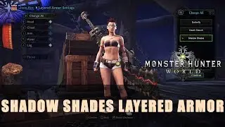 MHW: Shadow Shades Layered Armor & Required Materials