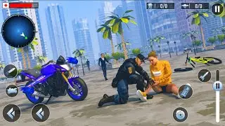 Police Flying Bike Robot Game  Android Gameplay # 2