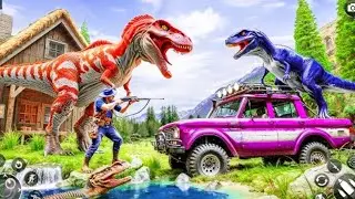 Wild Animal Hunter 3D 🚙 Dinosaur Hunting Adventure | Car Hunter Game | 2026 Gameplay