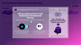 Visual Enhancement : Resistance assessment survey @KnowMore Platform PowerPoint Test Preparation.