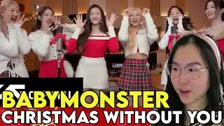 NON KPOP FAN REACTS to BABYMONSTER - 'Christmas Without You' COVER for the FIRST time