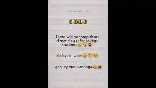 Regular class whatsapp status..😂😂| #offline_exam..| #trending_parithabangal..🏵️🏵️