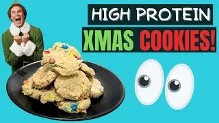 High Protein Christmas Cookies! | Macro Friendly Xmas Recipe | Low Calorie Cookies