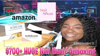 HUGE $700+ Amazon Nail Supply Haul/Unboxing (Beginner MUST HAVES!!!) | Slay With Trace