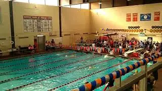 1st Place 200 Back @CPD City Swim Championships