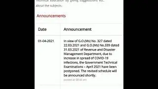 typewriting and steno  exam postponed April 2021...