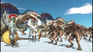 Dinosaurs Wolves Champions Assault Hurricane 5000 Cowboys Viking Wolf Animal Revolt Battle Simulator