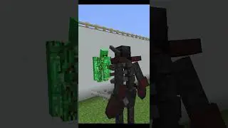 Emerald Golem vs Mutant Wither Skeleton [Minecraft Mob Battle] #Shorts