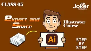 Adobe Illustrator 2026 Class 5 | Export & Share | JPG, PNG, SVG Settings Explained | Hindi Tutorial