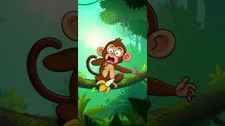 Wait 😲 #shorts #cartoon #monkey  #funny #cute
