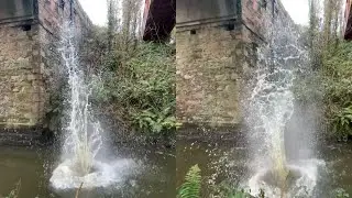 Throwing Big Boulders off a Bridge and Creating Huge Splashes!