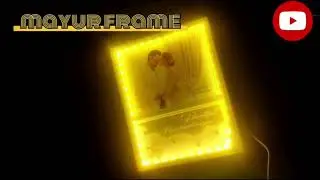 white led photo frame # mayur framing#picture frame#resin photo frame#motivational#photoframeidea